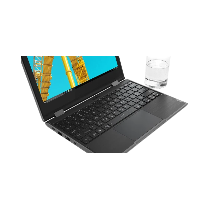 Lenovo 300e Windows 2nd Gen 11.6" Touchscreen Convertible 2-in-1 Notebook, Intel Celeron N4120, 4GB RAM, 128GB SSD — Being Shipped