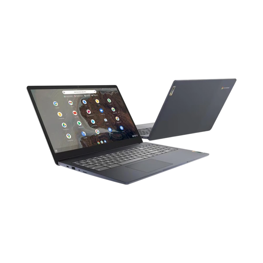 Lenovo IdeaPad 3 Chrome 15IJL6 15.6" Laptop, Intel Celeron N4500, 4GB RAM, 64GB eMMC (Arctic Grey) — Being Shipped