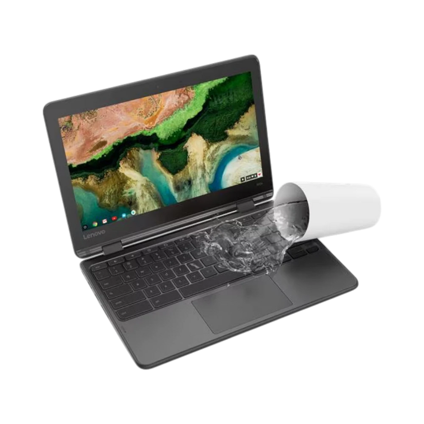 Lenovo 300e Chromebook 2nd Gen 11.6" Touchscreen Chromebook, Intel Celeron N4020, 4GB RAM, 32GB eMMC (Black) — Being Shipped