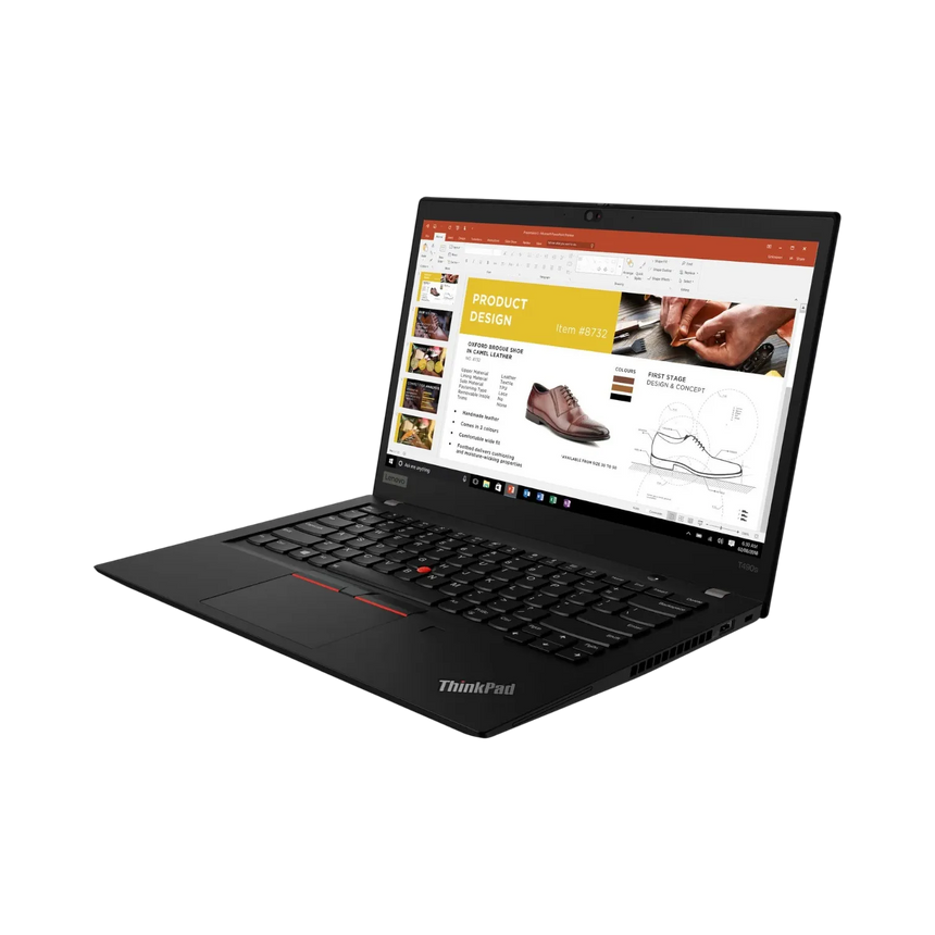 Lenovo ThinkPad T490s 14" Laptop, Intel Core i5-8265U, 8GB DDR4 RAM, 256GB SSD (Black) — Being Shipped