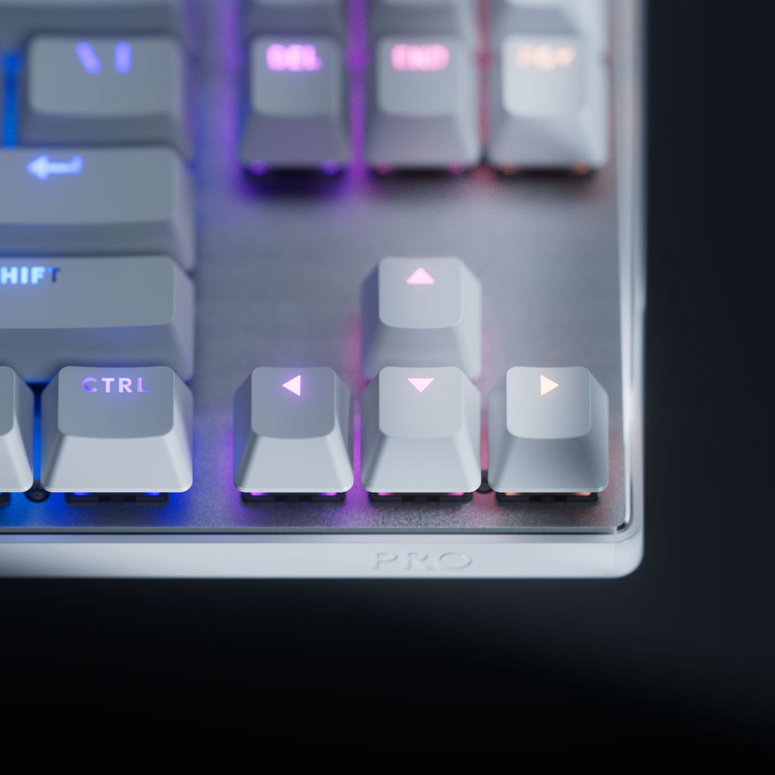 Logitech G Pro X TKL RAPID RGB Gaming Keyboard (White) — Being Shipped