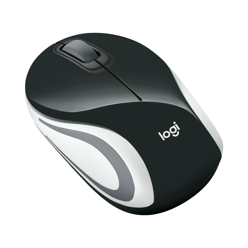 Logitech M187 Mini Wireless Optical Wireless Ambidextrous Mouse (Black& White) — Being Shipped