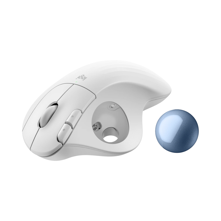 Logitech Ergo M575S Wireless Trackball Mouse (Off-White) — Being Shipped