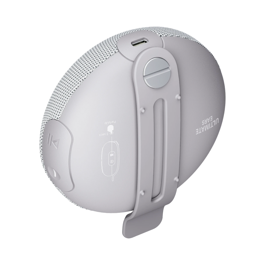 Ultimate Ears MINIROLL Ultra-Portable Waterproof Bluetooth Speaker (Revive Gray) — Being Shipped