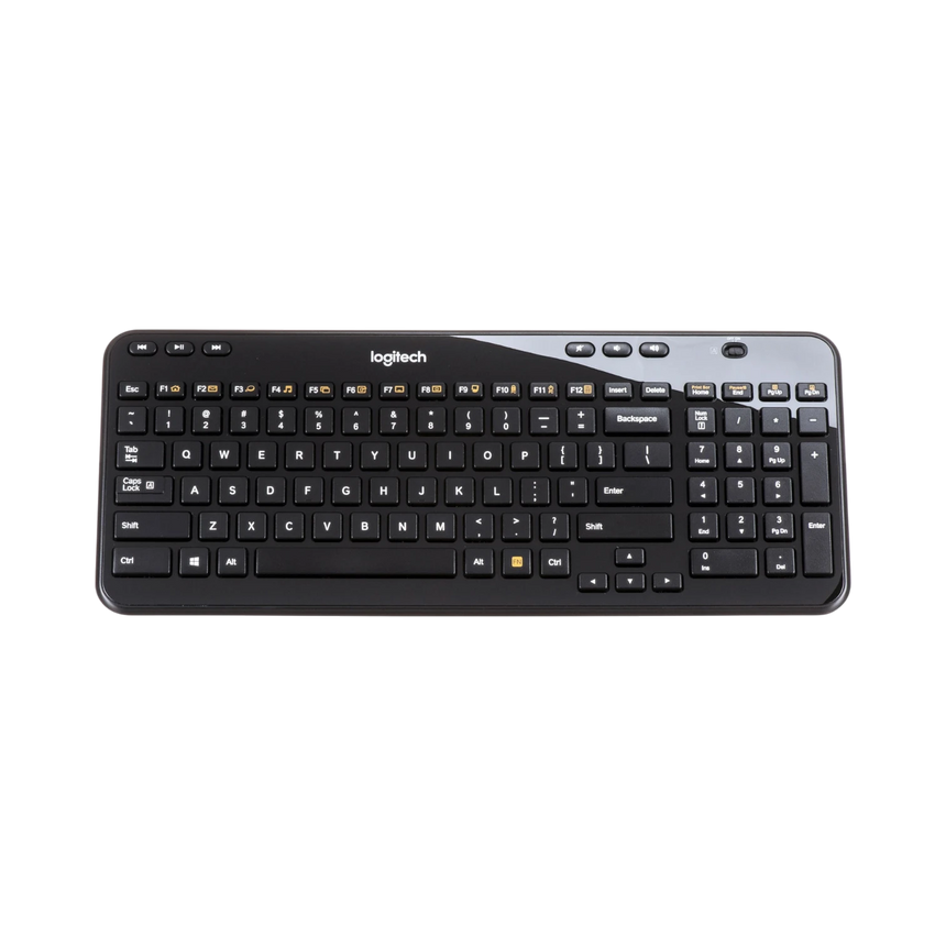 Logitech K360 Wireless Keyboard (Glossy Black) — Being Shipped