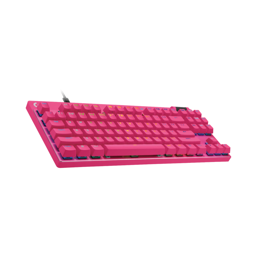 Logitech G Pro X TKL RAPID RGB Gaming Keyboard (Pink) — Being Shipped