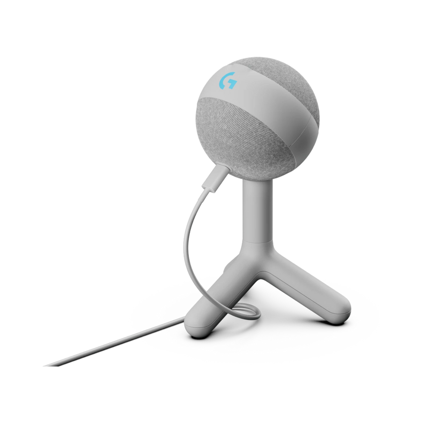 Logitech G Yeti Orb RGB USB-C Gaming Microphone (White) — Being Shipped