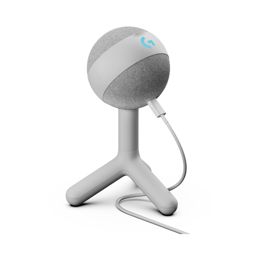Logitech G Yeti Orb RGB USB-C Gaming Microphone (White) — Being Shipped
