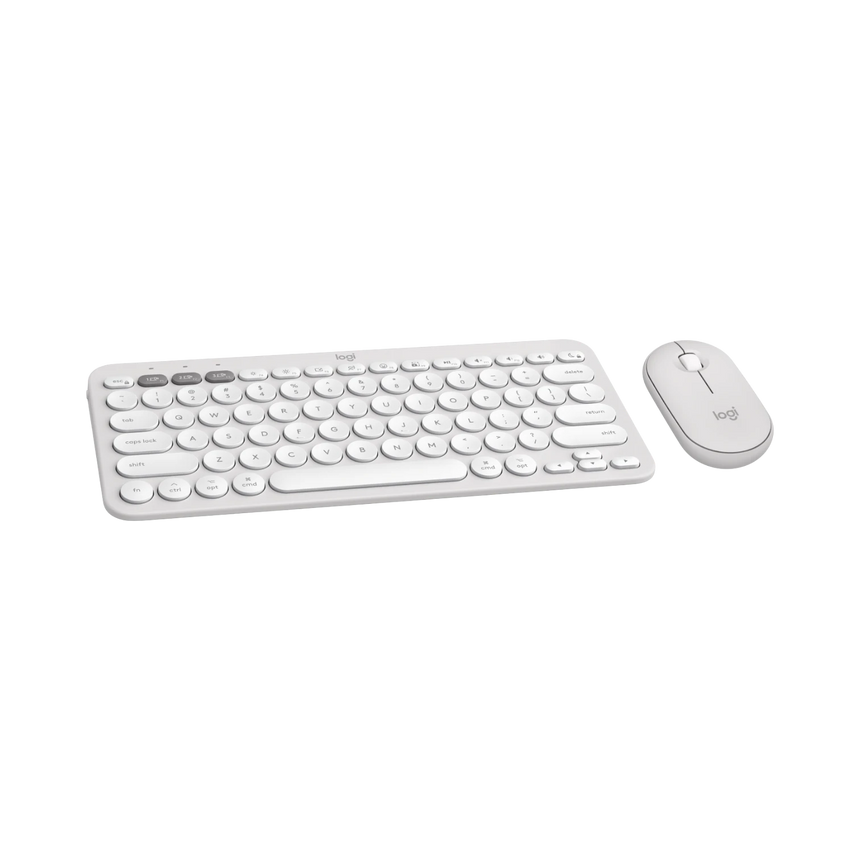 Logitech Pebble 2 Wireless Keyboard & Mouse Combo for Mac (Tonal White) — Being Shipped