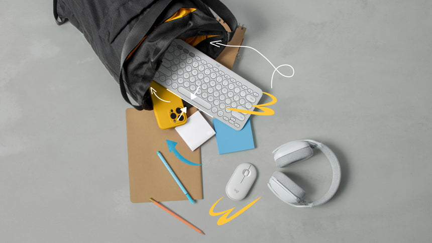 Logitech Pebble 2 Wireless Keyboard & Mouse Combo for Mac (Tonal White) — Being Shipped