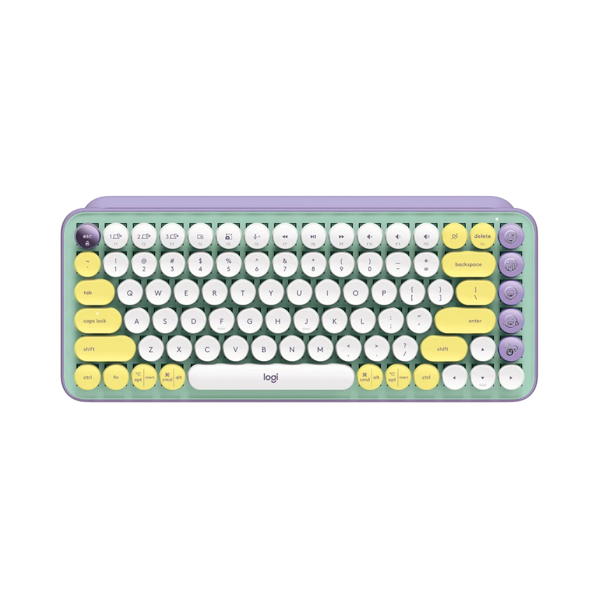 Logitech POP Keys Wireless Bluetooth Mechanical Keyboard (Daydream Mint) — Being Shipped