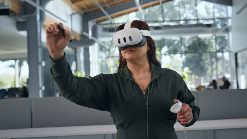 Logitech MX Ink Mixed-Reality (MR) Stylus Wireless Pen Controller for Meta Quest — Being Shipped