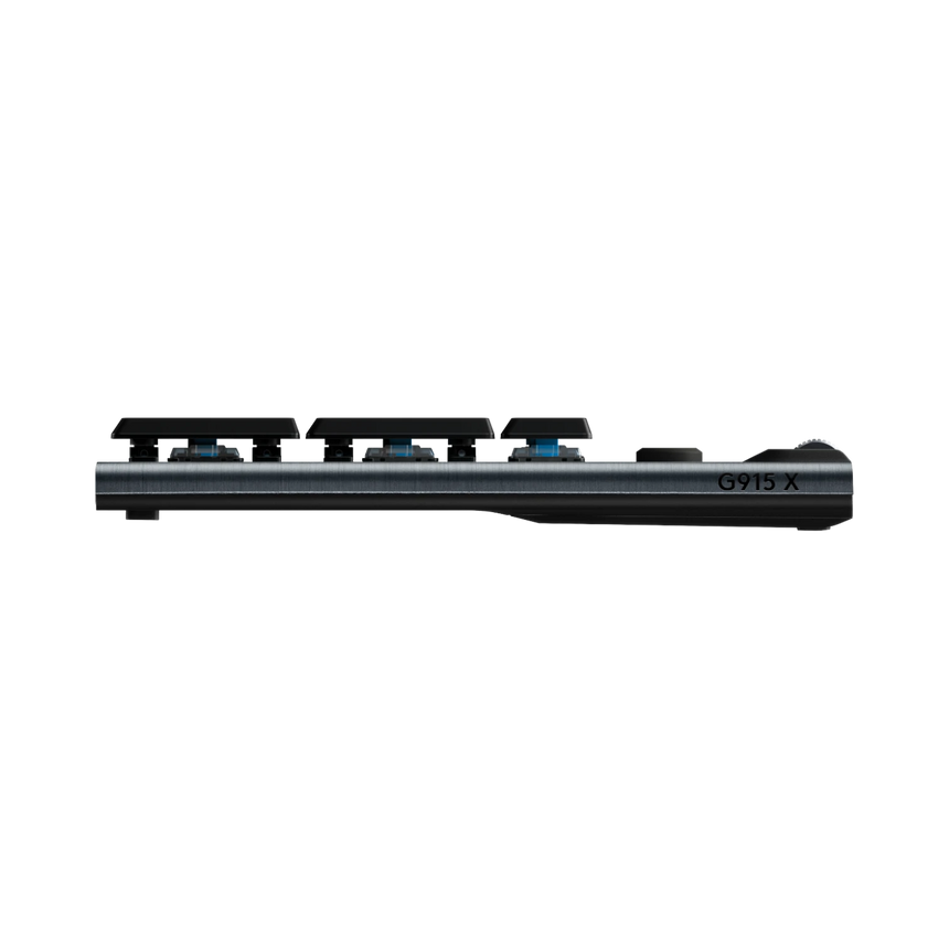 Logitech G G915 X LIGHTSPEED Low-Profile Wireless RGB Mechanical Gaming Keyboard (Carbon, GL Clicky) — Being Shipped