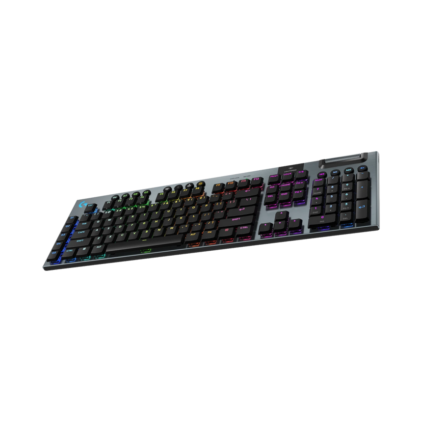 Logitech G G915 X LIGHTSPEED Low-Profile Wireless RGB Mechanical Gaming Keyboard (Carbon, GL Clicky) — Being Shipped