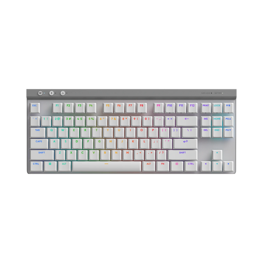 Logitech G G515 LIGHTSPEED TKL Wireless RGB Mechanical Gaming Keyboard (White, GL Tactile) — Being Shipped