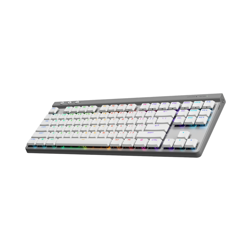 Logitech G G515 LIGHTSPEED TKL Wireless RGB Mechanical Gaming Keyboard (White, GL Tactile) — Being Shipped