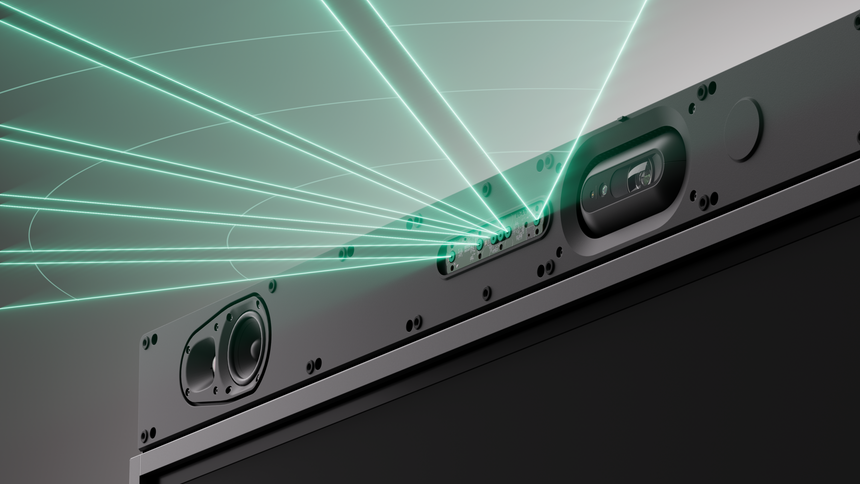 Logitech Rally Board 65 UHD 4K Commercial Touchscreen Monitor with Webcam & Microphone (Off-White) — Being Shipped