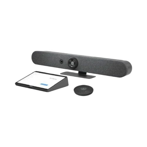 Logitech Rally Bar Mini + Tap Cat5E + Mic Pod (TAA Compliant) — Being Shipped