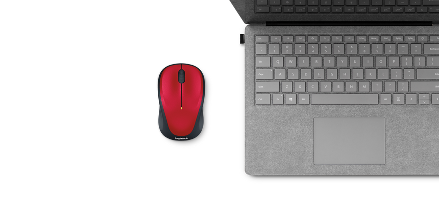 Logitech M317 Wireless Optical Mouse (Red) — Being Shipped