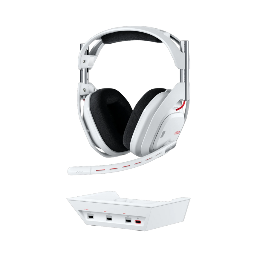 Logitech ASTRO Gaming Gaming A50 Gen 5 Wireless Gaming Headset (White) — Being Shipped
