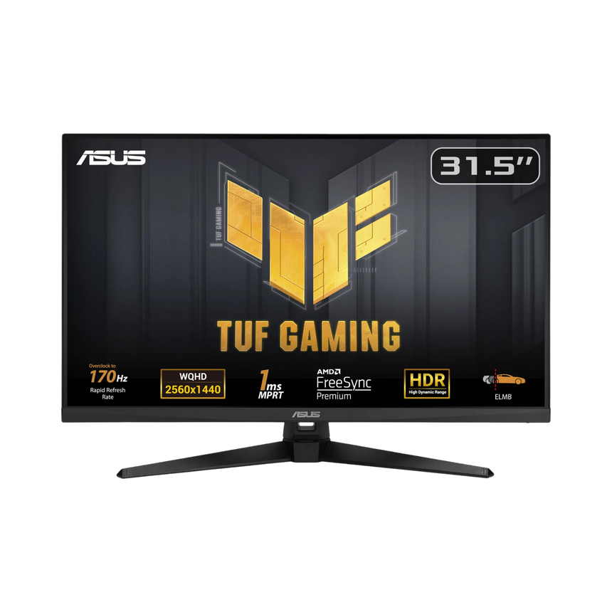 ASUS TUF Gaming VG32AQA1A 31.5" QHD 170Hz Gaming Monitor — Being Shipped