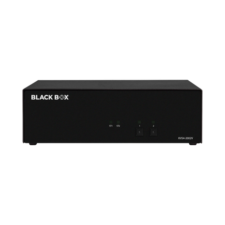 Black Box 2-Port Dual-Monitor DisplayPort Secure KVM Switch — Being Shipped