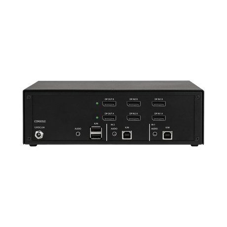 Black Box 2-Port Dual-Monitor DisplayPort Secure KVM Switch — Being Shipped