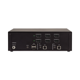 Black Box Secure KVM Switch, NIAP 4.0 Certified 2-Port HDMI/DP — Being Shipped