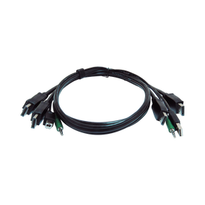 Black Box 6ft Secure KVM Cable with Dual DisplayPort/USB/Audio — Being Shipped
