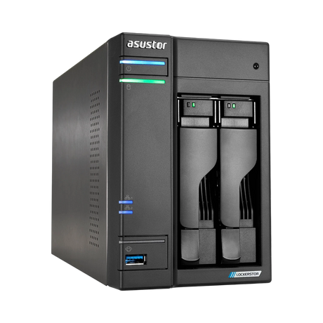 Asustor Lockerstor 2 Gen2 2-Bay NAS Quad-Core CPU — Being Shipped