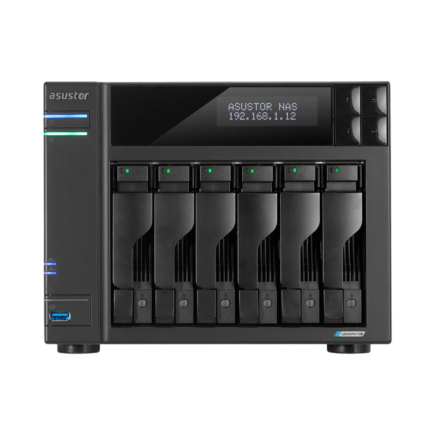 Asustor Lockerstor 6 Gen2 6-Bay NAS Enclosure — Being Shipped