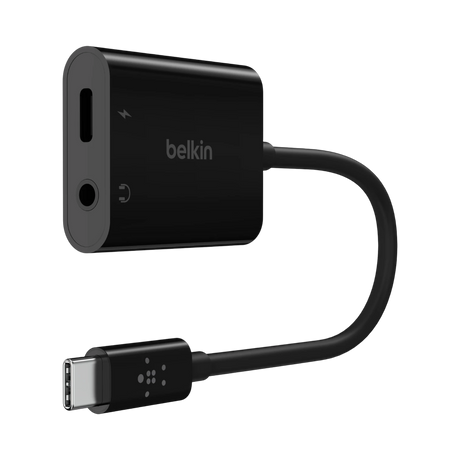 Belkin RockStar 3.5mm Audio and USB-C Charge Adapter — Being Shipped