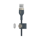 Belkin BoostCharge Pro Flex 6.6' USB-A to Lightning Cable (Blue) — Being Shipped