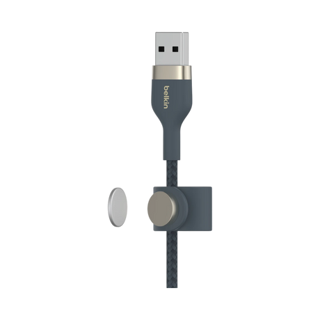 Belkin BoostCharge Pro Flex 6.6' USB-A to Lightning Cable (Blue) — Being Shipped