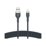 Belkin BoostCharge Pro Flex 6.6' USB-A to Lightning Cable (Blue) — Being Shipped
