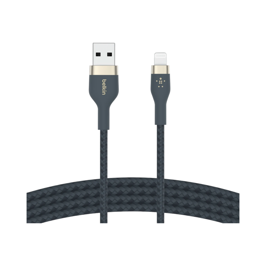 Belkin BoostCharge Pro Flex 6.6' USB-A to Lightning Cable (Blue) — Being Shipped