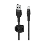 Belkin BoostCharge Pro Flex Lightning to USB-A Cable (Black) — Being Shipped