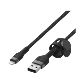 Belkin BoostCharge Pro Flex Lightning to USB-A Cable (Black) — Being Shipped
