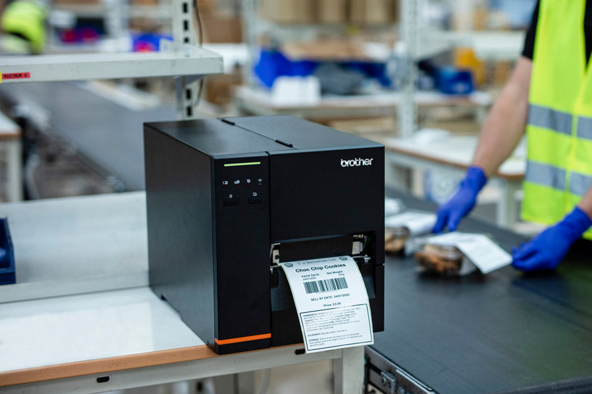 Brother High-Resolution Barcode Label Printer with 2-Key Control — Being Shipped