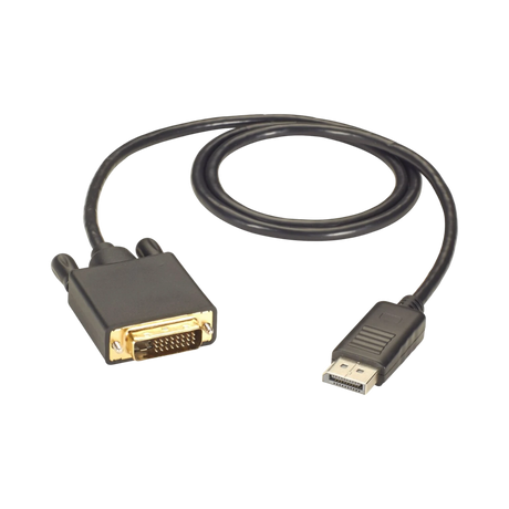 Black Box 6ft DisplayPort to DVI Cable (Black) — Being Shipped