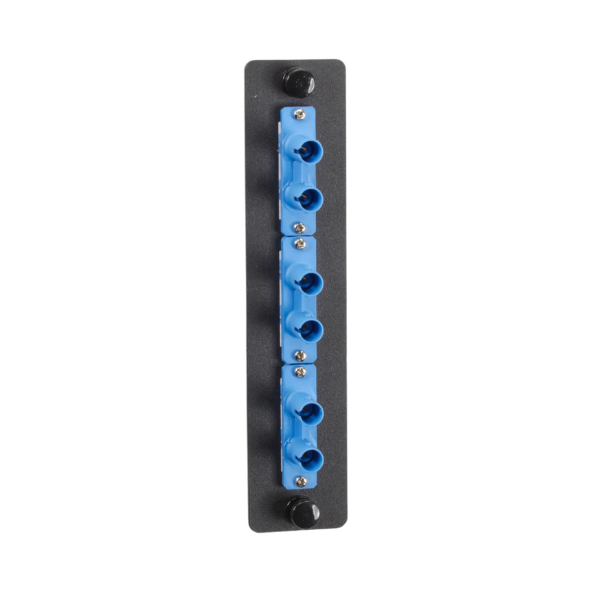 Black Box Low-Density Singlemode ST Duplex Fiber Adapter Panel — Being Shipped
