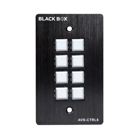Black Box 8-Button RS232 Wallplate Control Panel — Being Shipped