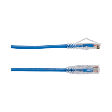 Black Box 10ft Slim-Net CAT6A 28AWG Stranded Ethernet Patch Cable (Blue) — Being Shipped