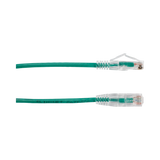 Black Box 7ft Slim-Net CAT6 250-MHz Snagless Ethernet Patch Cable (Green) — Being Shipped