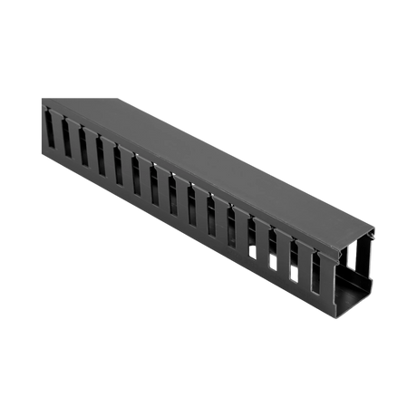Black Box Slotted Wiring Duct Cable Raceway with Cover — Being Shipped