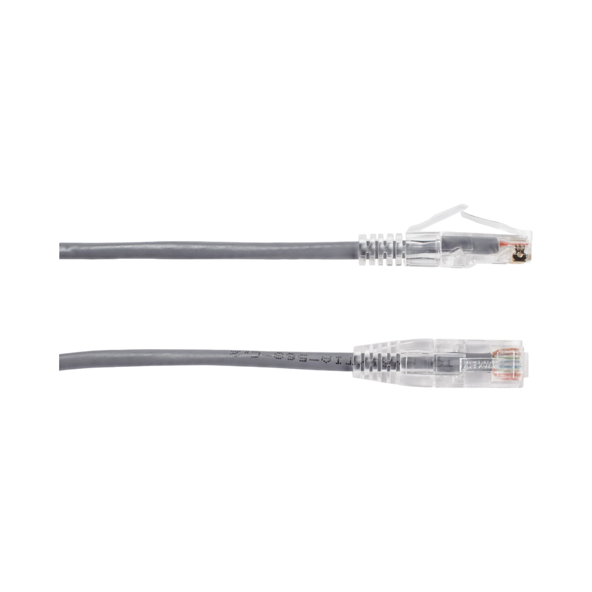 Black Box 15ft Slim-Net CAT6A 500MHz Snagless Ethernet Cable (Gray) — Being Shipped