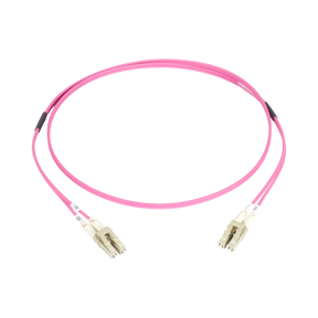 Black Box 9.8ft OM4 Multimode 10/100G Fiber Patch Cable LC-LC (Violet) — Being Shipped