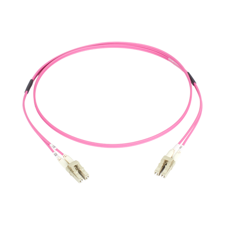 Black Box 9.8ft OM4 Multimode 10/100G Fiber Patch Cable LC-LC (Violet) — Being Shipped