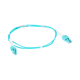Black Box 6.5ft OM4 50/125 LC-LC Multimode Fiber Optic Cable (Aqua) — Being Shipped