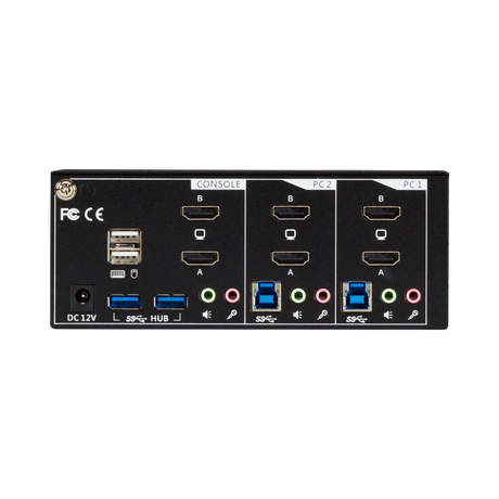 Black Box Dual-Monitor 2-Port HDMI KVM Switch 4K 60Hz — Being Shipped